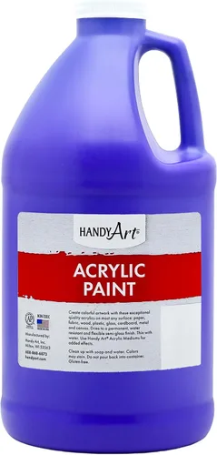 Vista 37 de Handy Art Pintura acrílica, juego de 12 colores, botellas de 16 onzas, acrílico líquido para estudiantes semibrillante, consistencia de flujo