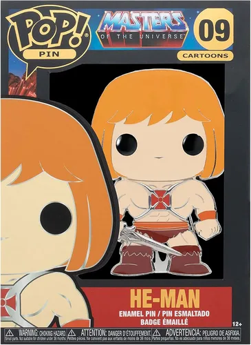 Vista 3 de Funko POP Pins Maestros del Universo - He-Man Standard, Esmalte