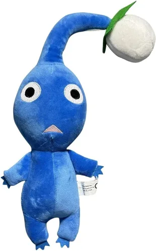 Vista 5 de Pikmin - Peluche Pikmin de 3 piezas, rojo, azul, amarillo, para regalo de fanáticos del juego, lindo muñeco de peluche para niños y niñas