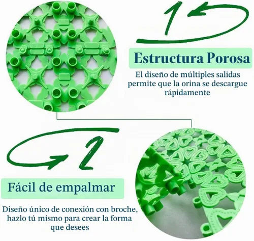 Vista 4 de Hamiledyi 4 alfombrillas de plástico para jaula de conejo, alfombrillas para conejo, hámster, rata, chinchilla, conejillo de indias
