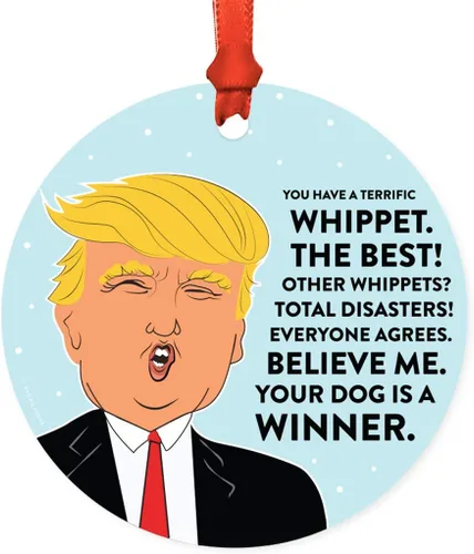 Vista 142 de Andaz Press - Adorno para árbol de Navidad con diseño de perro con texto en inglés "You Have a Terrific Affenpinscher" (MDF)