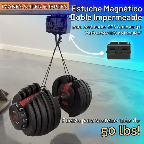Vista 3 de Funda magnética doble impermeable para Optimus 3.0 GPS - Tracker no incluido