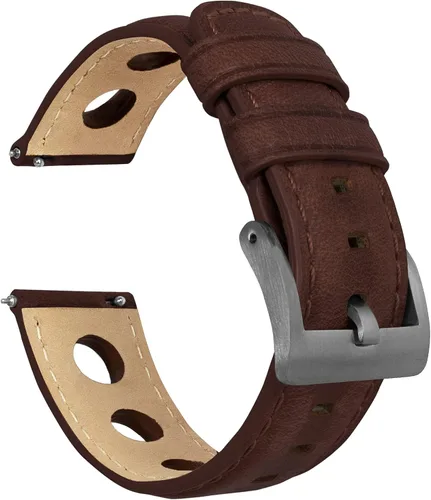 Vista 61 de Barton Racing & Rally Horween - Correas de cuero con barras de resorte de liberación rápida integradas, longitud estándar para muñecas de 5 a 8