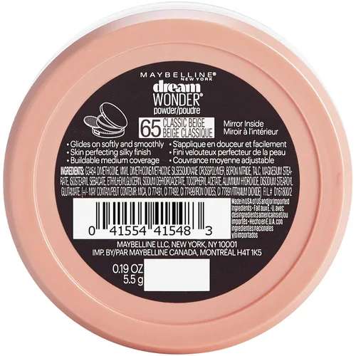Vista 2 de Polvo Maybelline New York Dream Wonder de 0.19 onzas, Beige clásico