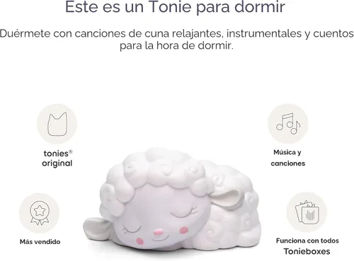 Vista 5 de Tonies Sleepy Friends: Melodías de nana con personaje de audio Sleepy Sheep