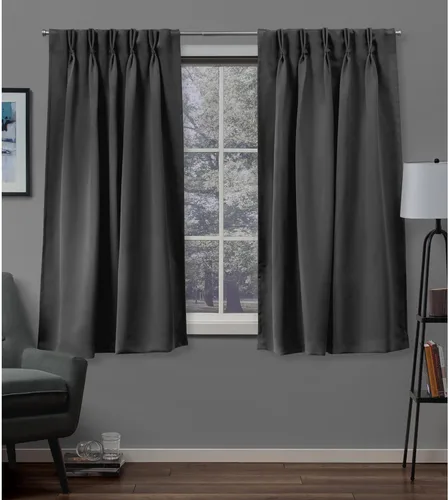 Vista 21 de Cortinas Exclusive Home Curtains, par para panel, de satén Plata