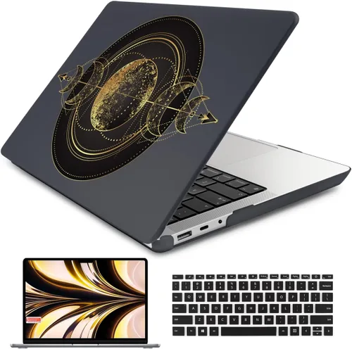 Vista 14 de Batianda Funda personalizable para portátil Microsoft Surface 5 4/3 de 13,5 pulgadas con reposamanos Alcantara modelo 1950/1867, carcasa rígida