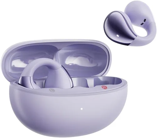 Vista 9 de QCY Crossky C30 Auriculares de oído abierto inalámbricos Bluetooth, auriculares de clip con 4 micrófonos ENC de cancelación de ruido, ajuste