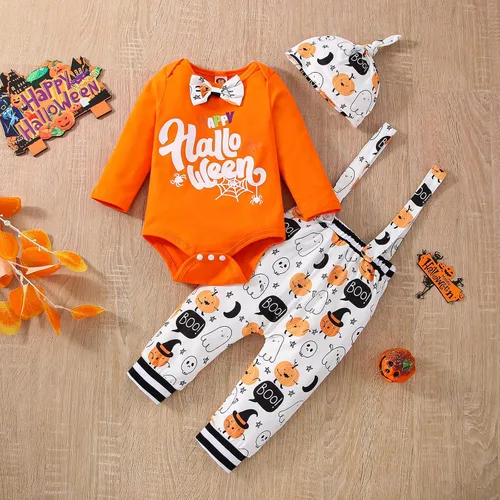 Vista 3 de VINUOKER Infant Baby Boy Halloween Clothes Halloween Costumes Gentleman Outfits Set For Baby Toddler Boys