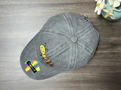 Vista 7 de Gorra de béisbol bordada para niños pequeños