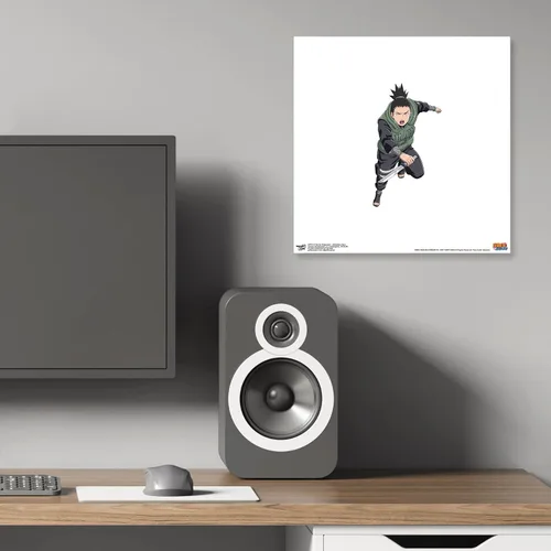 Vista 6 de Trends International Gallery Pops Naruto Shippuden - Arte de pared Shikamaru Nara, versión sin marco, 12 x 12 pulgadas