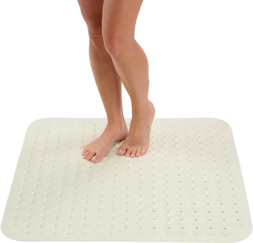 Vista 18 de ENKOSI Tapete de ducha extra grande antideslizante – 47 x 32 pulgadas – Tapete de ducha de baño XL – Tapetes de ducha grandes para suelos de ducha
