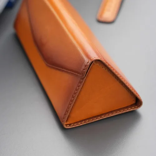 Vista 8 de Egypt Triangle Design - Funda de cuero para lentes de sol y gafas de sol