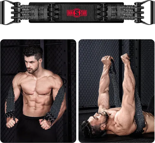 Vista 10 de INNSTAR Asas de Cable para Equipo de Gimnasio, Mangos de Banda de Resistencia con Empuñaduras de Núcleo Sólido de ABS, Mango de Cable en D, Asas