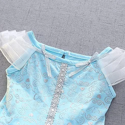 Vista 3 de Szytypyl Disfraz de princesa para bebé overol con diadema