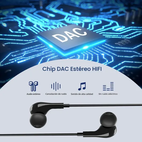 Vista 4 de USB C Headphones for Samsung Galaxy S26 S25 S24 Ultra iPhone 17 16 Pro Max Negro
