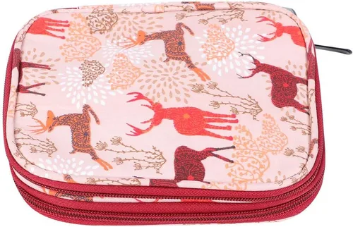 Vista 11 de QANYEGN Bolsa de almacenamiento de hilo, cuchillo portátil, bolsa de almacenamiento de micro ganchillo, para ganchillo, madejas de hilo, alicates