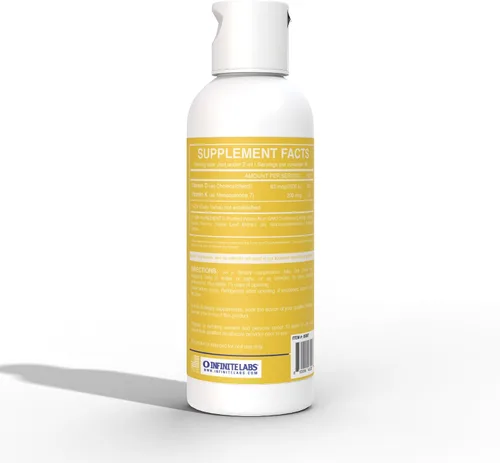 Vista 7 de Infinite Labs Vitamina liposomal D3 y K2+ Guardián de huesos y corazón Fórmula de alta absorción para una densidad ósea óptima y apoyo