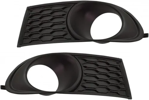 Vista 7 de Para Dodge Journey 2011-2020 Bisel de luz antiniebla lado del conductor Negro texturizado Plástico de polipropileno con cubierta de 1 pieza