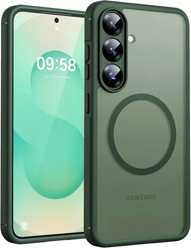 Vista 16 de TOCOL Funda para iPhone 17e, compatible con Magsafe, protección militar contra caídas, delgada, translúcida, mate, a prueba de golpes, para iPhone