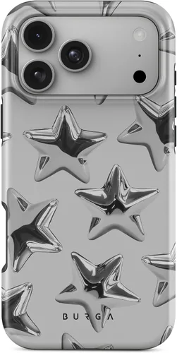 Vista 30 de BURGA - Funda p/teléfono compatible con iPhone 13 Pro, carcasa rígida híbrida de 2 capas + Funda protectora de silicona, almendras latte a lunares