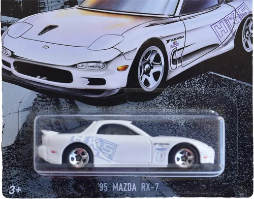 Vista 2 de Hot Wheels Fast & Furious '95 Mazda RX 7 2/6, blanco