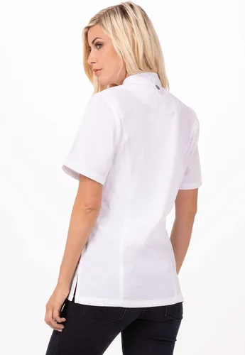 Vista 3 de Chef Works Abrigo de chef Springfield para mujer