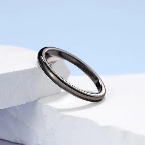 Vista 66 de King Will Alianza de boda de carburo de tungsteno para hombres y mujeres, anillos de promesa para parejas abovedados de alto pulido