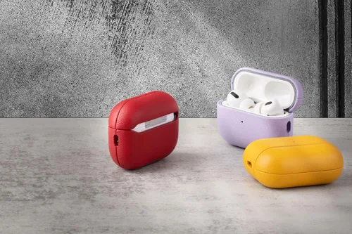 Vista 8 de Lopie Estuche de cuero para AirPods Pro de segunda generación - Rojo, unisex