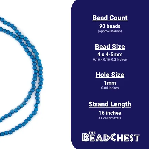 Vista 4 de TheBeadChest: cuentas de madera redondas naturales de 0.315 pulgadas, cuentas de madera sueltas espaciadoras para fabricar joyas, 4 tamaños