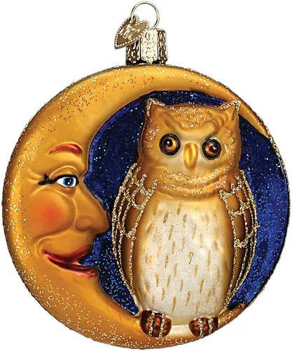 Vista 4 de Old World Christmas - Adorno de Jolly Roger de vidrio soplado para árbol de Navidad, decoración festiva artesanal, colección de Halloween
