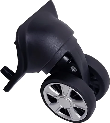 Vista 2 de Replacement Luggage Wheels Repair Suitcase Bag Parts Spinner Wheels Casters Black A Pair 2 pcs