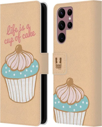 Vista 228 de Head Case Designs Assortment Cupcakes Happiness Leather Wallet Case Compatible with Samsung Galaxy A07 4G Surtido
