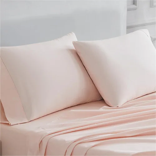 Vista 25 de Linen Closet Juego de sábanas tamaño individual – 100% algodón natural percal, juego de sábanas de cama individual de 3 piezas refrescante