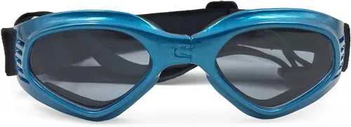 Vista 9 de LECONPET Gafas de sol para perros pequeños, impermeables, resistentes al viento, protección UV, para mascotas, para perros, cachorros, gatos (negro)