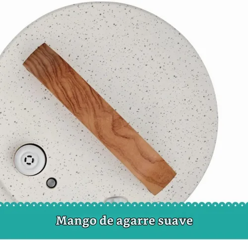 Vista 5 de P.W Linen Speckle - Olla a presión de 6 cuartos de galón con pantalla de control táctil, cocina multifunción programable