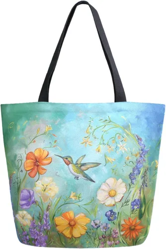 Vista 37 de Chic Funny Cute Pattern Big Handle Extra Large Shoulder Tote Bag for Beach Travel Weekender Gym Grocery Shopping
