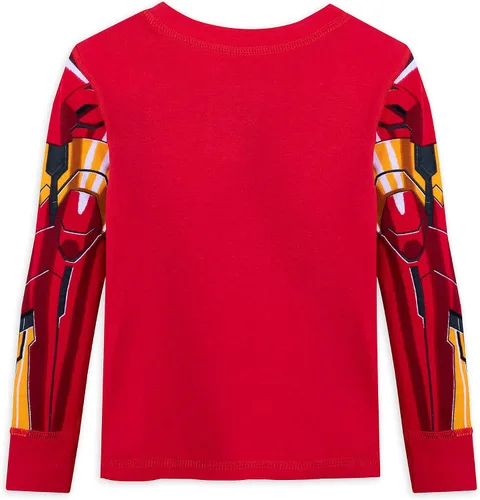 Vista 4 de Marvel Disfraz de Iron Man PJ PALS para niños de 5 años, multicolor, Multi colorido