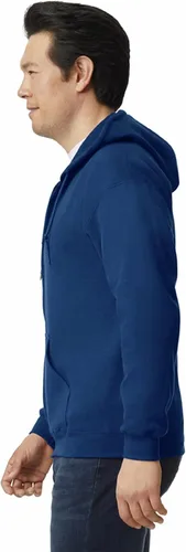 Vista 36 de Gildan Sudadera con capucha y cremallera completa para hombre