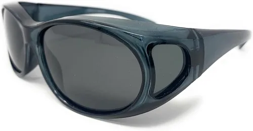 Vista 2 de The Boca - Gafas de sol polarizadas coloridas para mujer, ovaladas, rectangulares, para usar sobre gafas