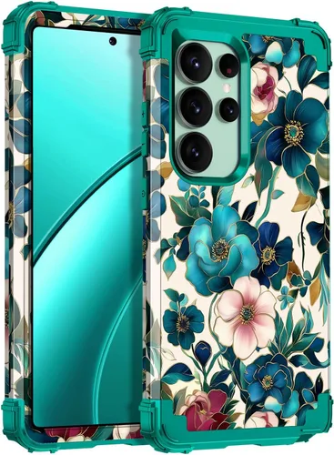 Vista 95 de Casetego Funda para Galaxy A16 5G, Tres Capas de Alta Resistencia Robusta a Prueba de Golpes, Protección Completa Rugosa de PC Duro + Parachoques