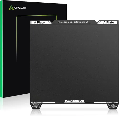 Vista 20 de Creality K1 SE Placa de construcción de resina epoxi, cama Ender 3 V3 SE de 235 x 235 mm, placa de cama de acero de resorte texturizado