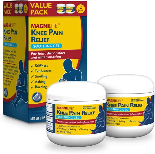 Vista 7 de MagniLife Gel calmante para aliviar el dolor de rodilla, reduce la hinchazón y la inflamación de los músculos doloridos, molestias