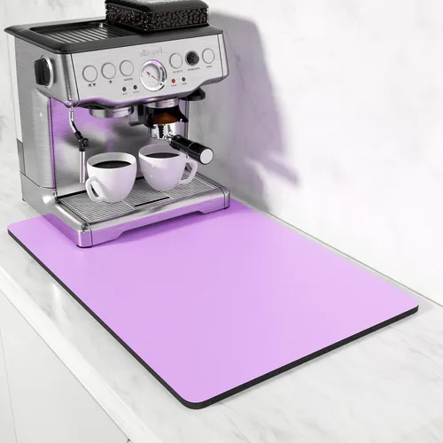 Vista 11 de Rnivvi Tapete de secado de platos para encimera de cocina, 16 x 18 pulgadas, bonita almohadilla de secado absorbente resistente al calor con goma