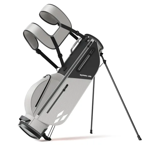 Vista 11 de Bolsa de Golf con Soporte Junior - Bolsa de Golf Juvenil para Edades 6-14, Bolsa de Golf con Soporte Ligera para Niños