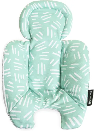 Vista 12 de Inserto para bebé 4moms RockaRoo y MamaRoo, lavable a máquina, tela suave y de felpa, diseño reversible, gris oscuro