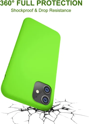Vista 4 de DTTO Funda compatible con iPhone 11, serie Romance, funda de silicona cubierta completa [protección mejorada de cámara y pantalla] con cojín