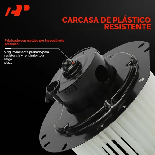 Vista 5 de A-Premium Motor del ventilador del calentador de HVAC delantero con jaula del ventilador