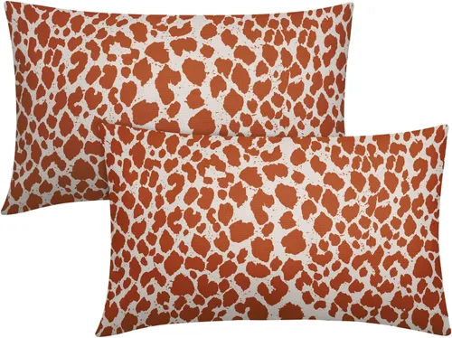 Vista 31 de Juego de 2 fundas de almohada de 16 x 16 pulgadas con estampado de leopardo, diseño de leopardo, con cremallera, decoración del hogar para sofá