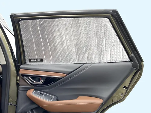 Vista 4 de YelloPro - Parasol para ventana lateral y asiento trasero de segunda fila (juego de 2) ajuste personalizado para Lexus RX SUV 2023, 2024, 2025